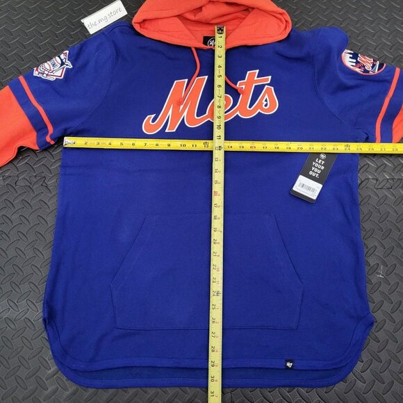 COPY - '47 New York Mets Trifecta 47 Shortstop Pullover Men Hoodie XL Blue/Oran… - Picture 3 of 11